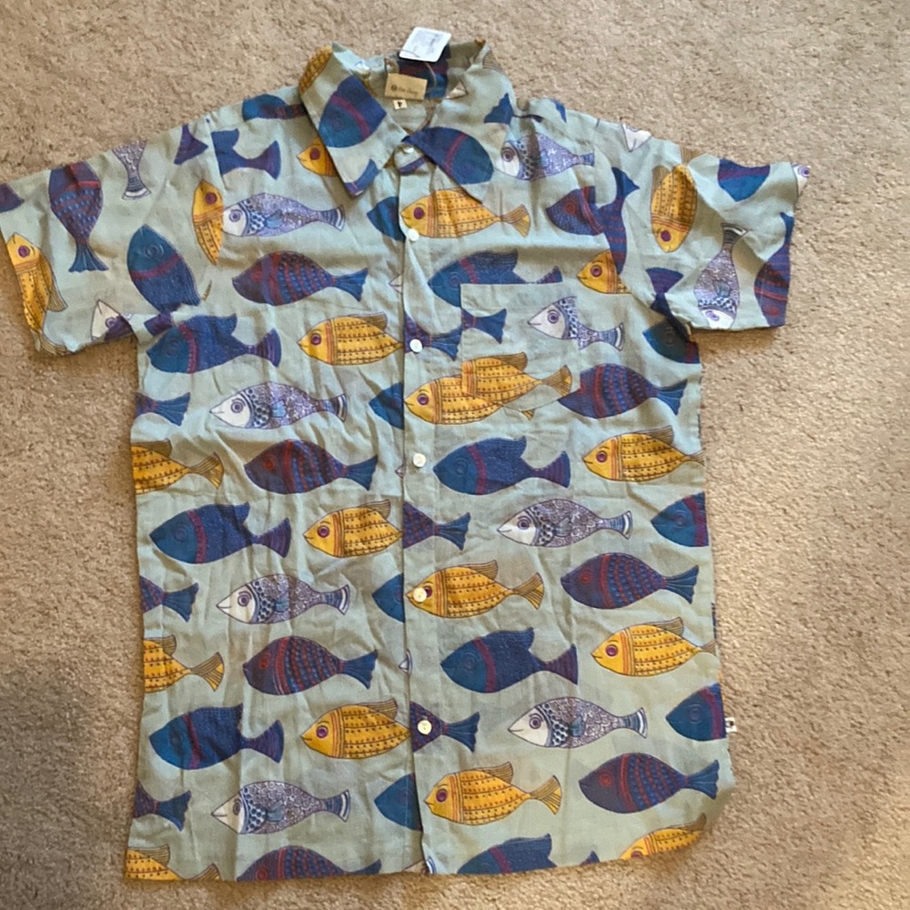 Unisex  Shirt with Fish